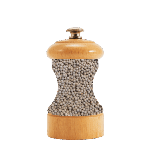 Grains entiers de Poivre Blanc de Phu Quoc du Vietnam, épice d'exception aux notes de cuir, de musc et d'herbe coupée La Carte aux Épices.