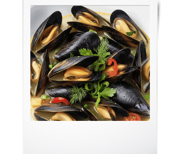 Moules aux épices Spécial poissons