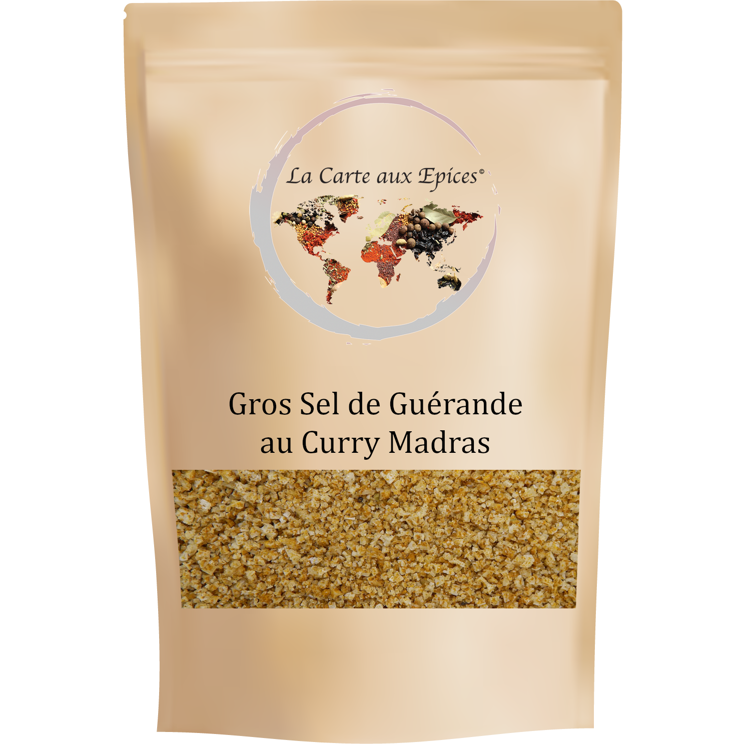 Gros sel de Guérande IGP au curry Madras