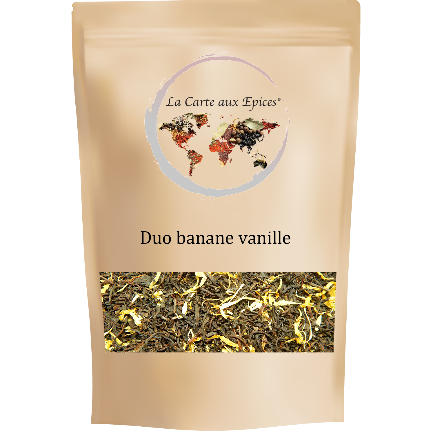 Thé noir Duo banane vanille